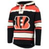 Cincinnati Bengals Men's 47 Brand Black Pullover Jersey Hoodie - Image 4