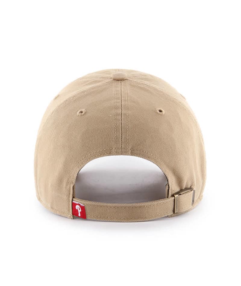 Philadelphia Phillies 47 Brand Khaki Clean Up Adjustable Hat - Image 2