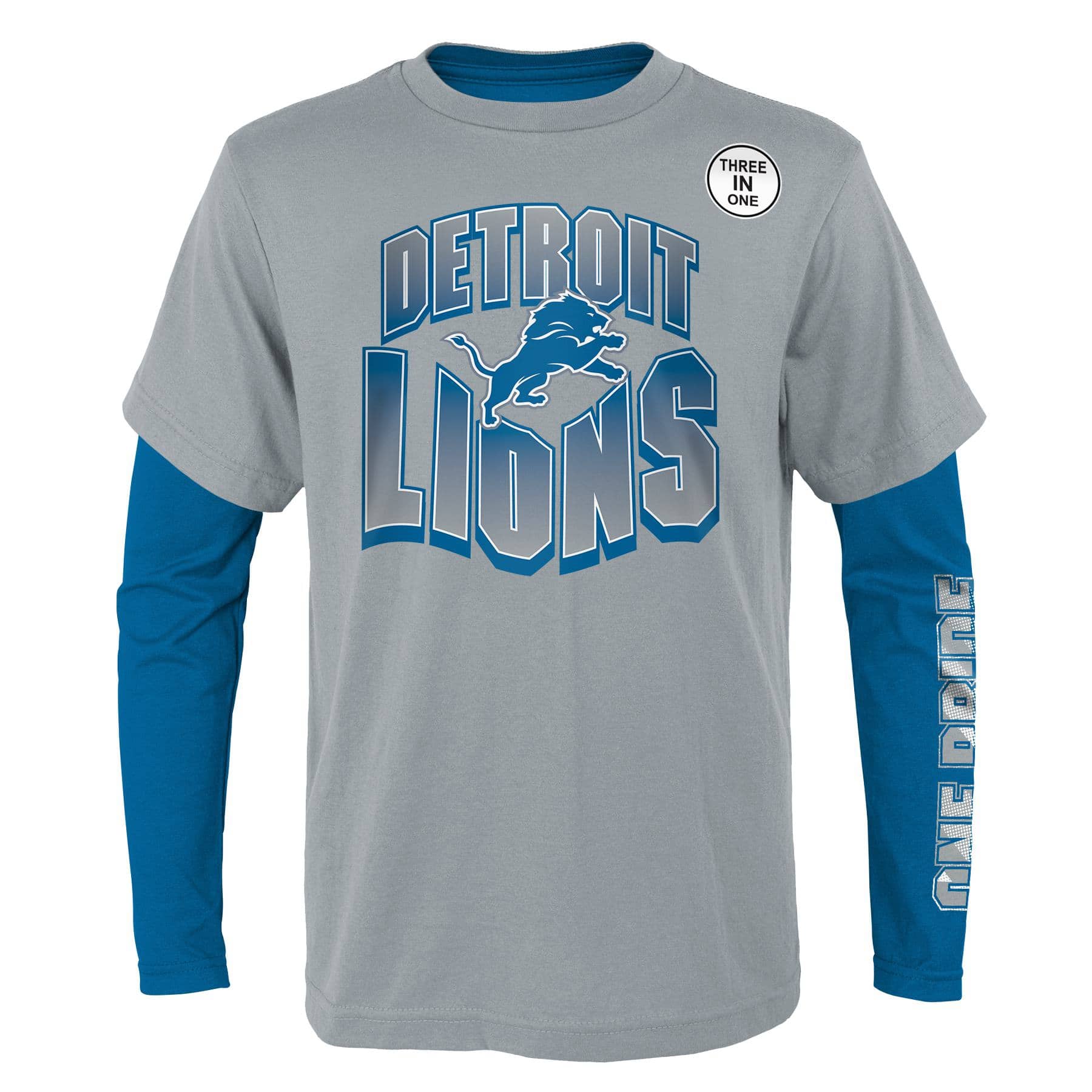 YOUTH Detroit Lions Game Day 3-in-1 Combo NFL Shirt Tee - Image 2