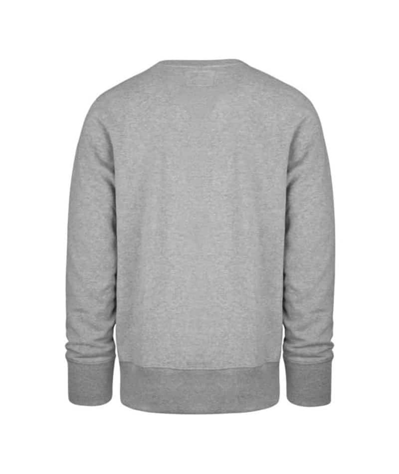Detroit Lions Men's 47 Brand Gray Crew Long Sleeve Sweatshirt - Image 2