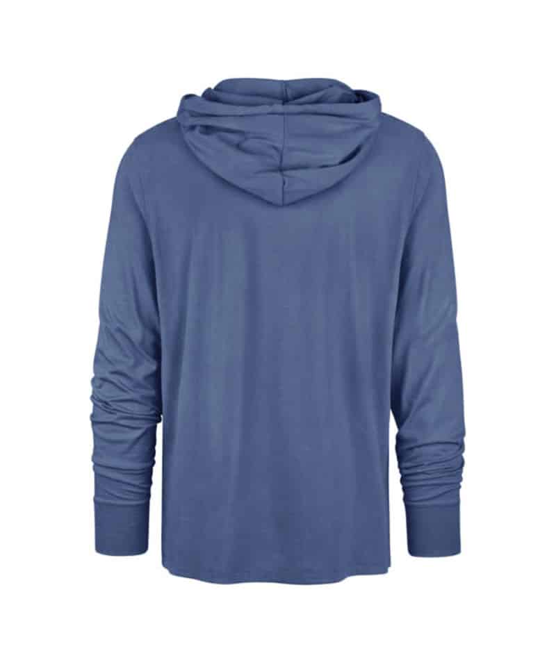 Denver Broncos Men's 47 Brand Cadet Blue Franklin Pullover Hoodie - Image 2