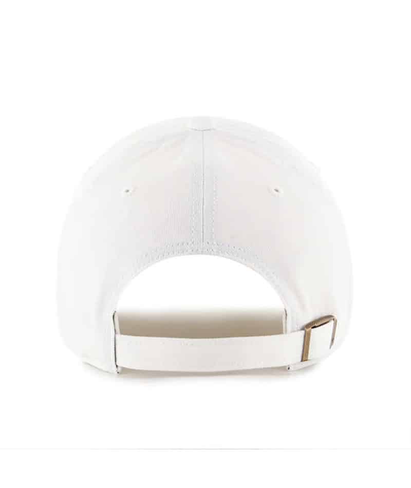 Detroit Lions 47 Brand White Clean Up Adjustable Hat - Image 2