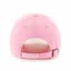 Michigan Wolverines Women's 47 Brand Pink Rose Clean Up Adjustable Hat - Image 2