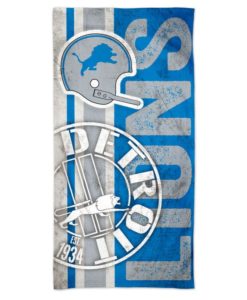 Detroit Lions 30″ x 60″ Retro Spectra Beach Towel