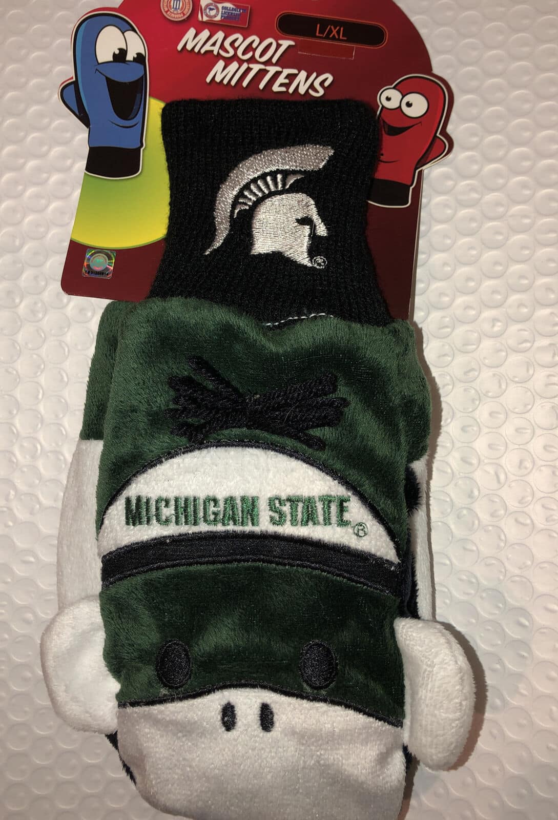 Michigan State Spartans Kids L/XL Mascot Mittens