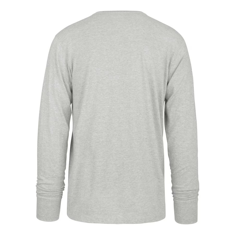 Philadelphia Eagles Men's 47 Brand Vintage Gray Franklin Long Sleeve Tee - Image 2
