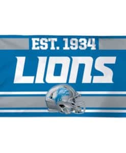 Detroit Lions Deluxe Established 1934 3'x5' Flag
