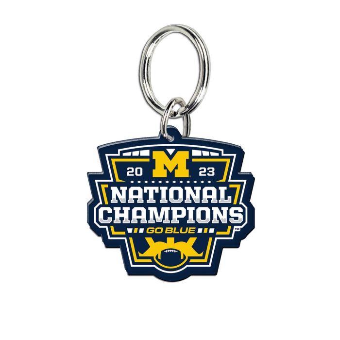 Michigan Wolverines National Football Champions Premium Acrylic Key Ring