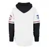 Boston Red Sox Men's 47 Brand Cooperstown White Shortstop Pullover Hoodie - Image 2