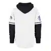 Houston Astros Men's 47 Brand Cooperstown White Shortstop Pullover Hoodie - Image 2