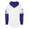 Los Angeles Dodgers Men's 47 Brand Cooperstown White Shortstop Pullover Hoodie - Image 2