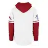 St. Louis Cardinals Men's 47 Brand Cooperstown White Shortstop Pullover Hoodie - Image 2