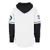 Seattle Mariners Men's 47 Brand Cooperstown White Shortstop Pullover Hoodie - Image 2