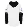 Tampa Bay Rays Men's 47 Brand Cooperstown White Shortstop Pullover Hoodie - Image 2