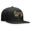 Original Six Fanatics Black Adjustable Snapback Hat - Image 4