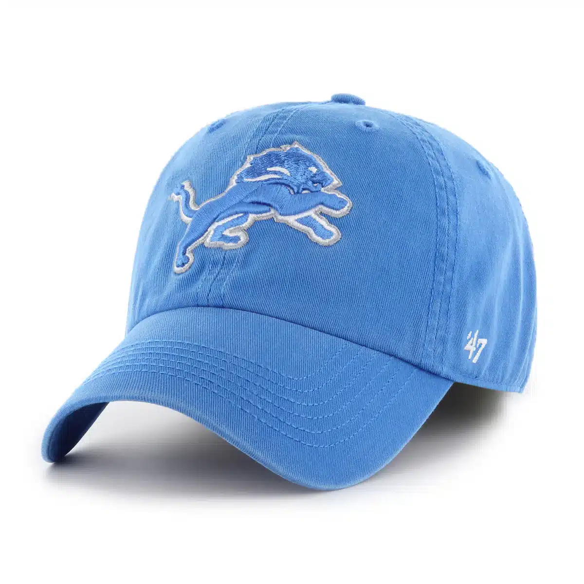 Detroit Lions 47 Brand Blue Raz Franchise Fitted Hat