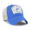 Detroit Lions 47 Brand Blue Raz Mccall Clean Up Mesh Snapback Hat - Image 2