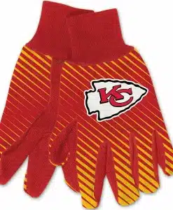 Kansas City Chiefs Two Tone Gloves Adult