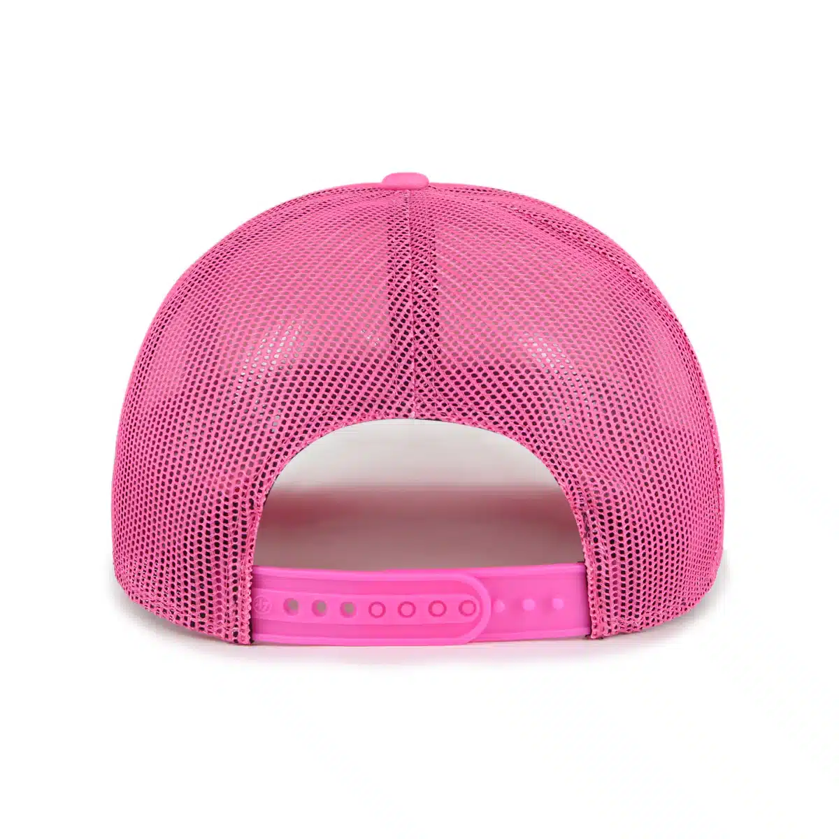 Detroit Tigers Women's 47 Brand Luminance Bright Pink Mesh Snapback Hat - Image 2
