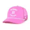 Detroit Tigers Women's 47 Brand Luminance Bright Pink Mesh Snapback Hat