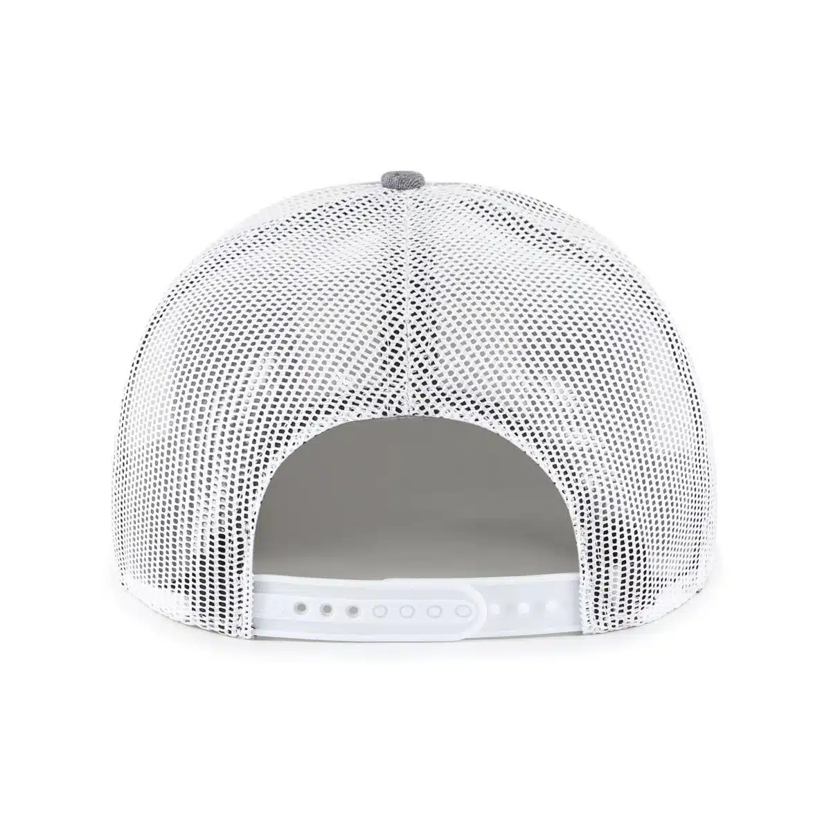 Detroit Tigers 47 Brand Gray Ellington Mesh Trucker Snapback Hat - Image 2