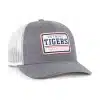 Detroit Tigers 47 Brand Gray Ellington Mesh Trucker Snapback Hat - Image 3