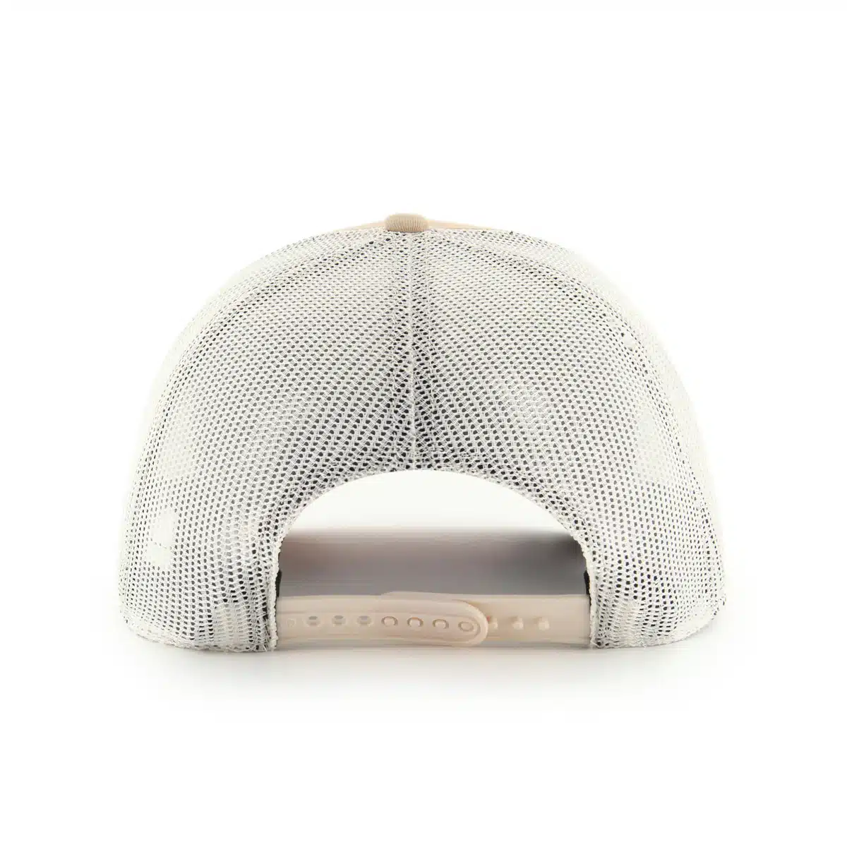Detroit Tigers 47 Brand Khaki Glory Trucker Mesh Snapback Hat - Image 3
