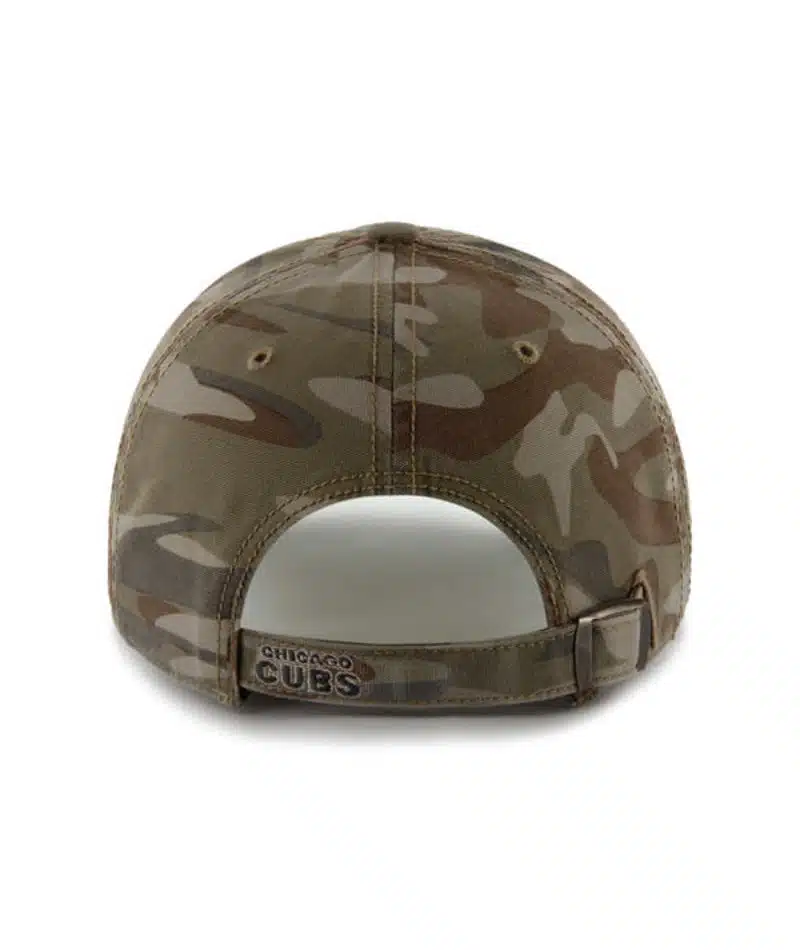 Chicago Cubs 47 Brand Camo Tarpoon Faded Clean Up Adjustable Hat - Image 3