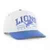 Detroit Lions 47 Brand White Roscoe Hitch Snapback Hat - Image 4