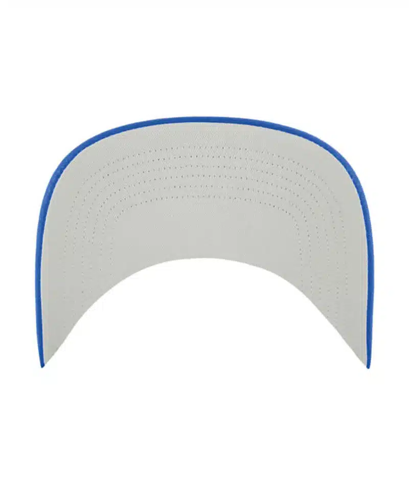 Detroit Lions 47 Brand White Roscoe Hitch Snapback Hat - Image 3