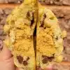 Stuffed: Peanut Butter Cream Chocolate Chip Cookie - My Big Fat Cookie - Image 2